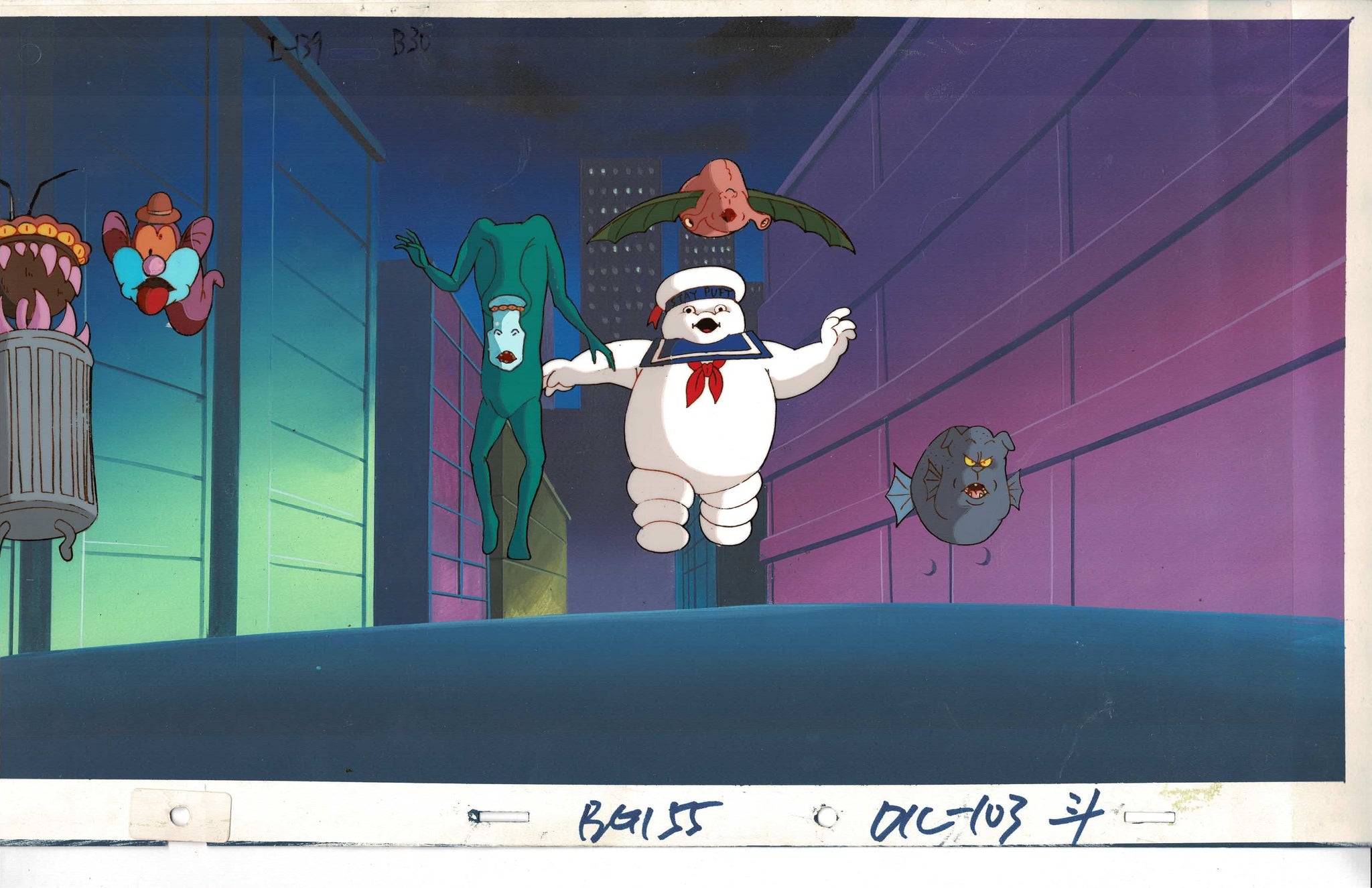 The Real Ghostbusters large cel EX5497 - Animation Legends