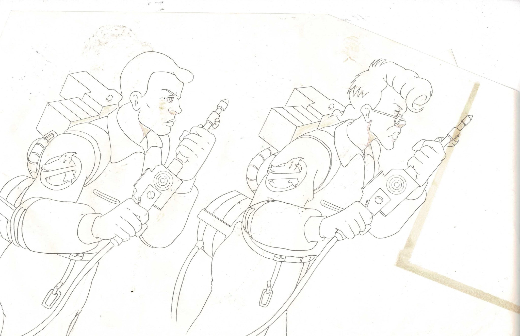 The Real Ghostbusters large sketch EX5498 - Animation Legends