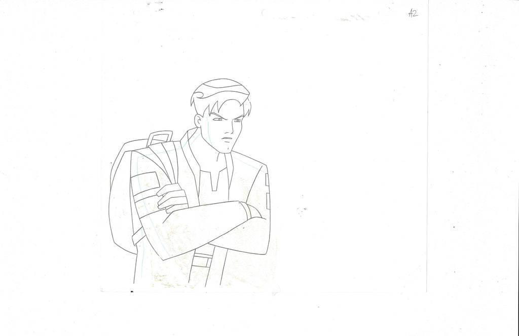 Batman Beyond sketch EX5527 - Animation Legends