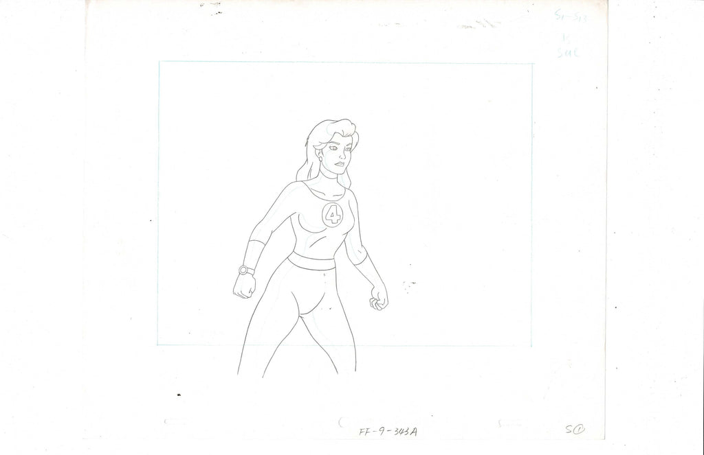 Fantastic Four sketch EX5563 - Animation Legends