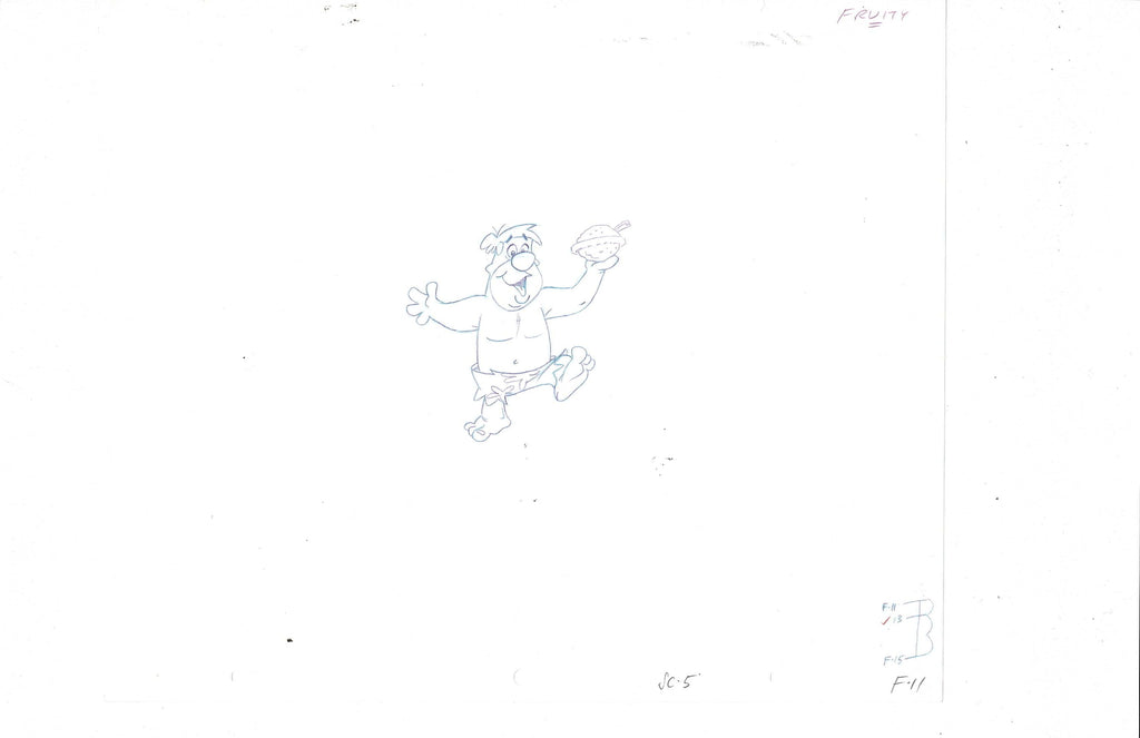 The Flintstones sketch EX5593 - Animation Legends