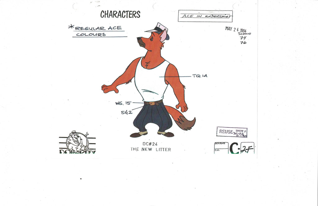 Dog City character model copy EX5727 - Animation Legends