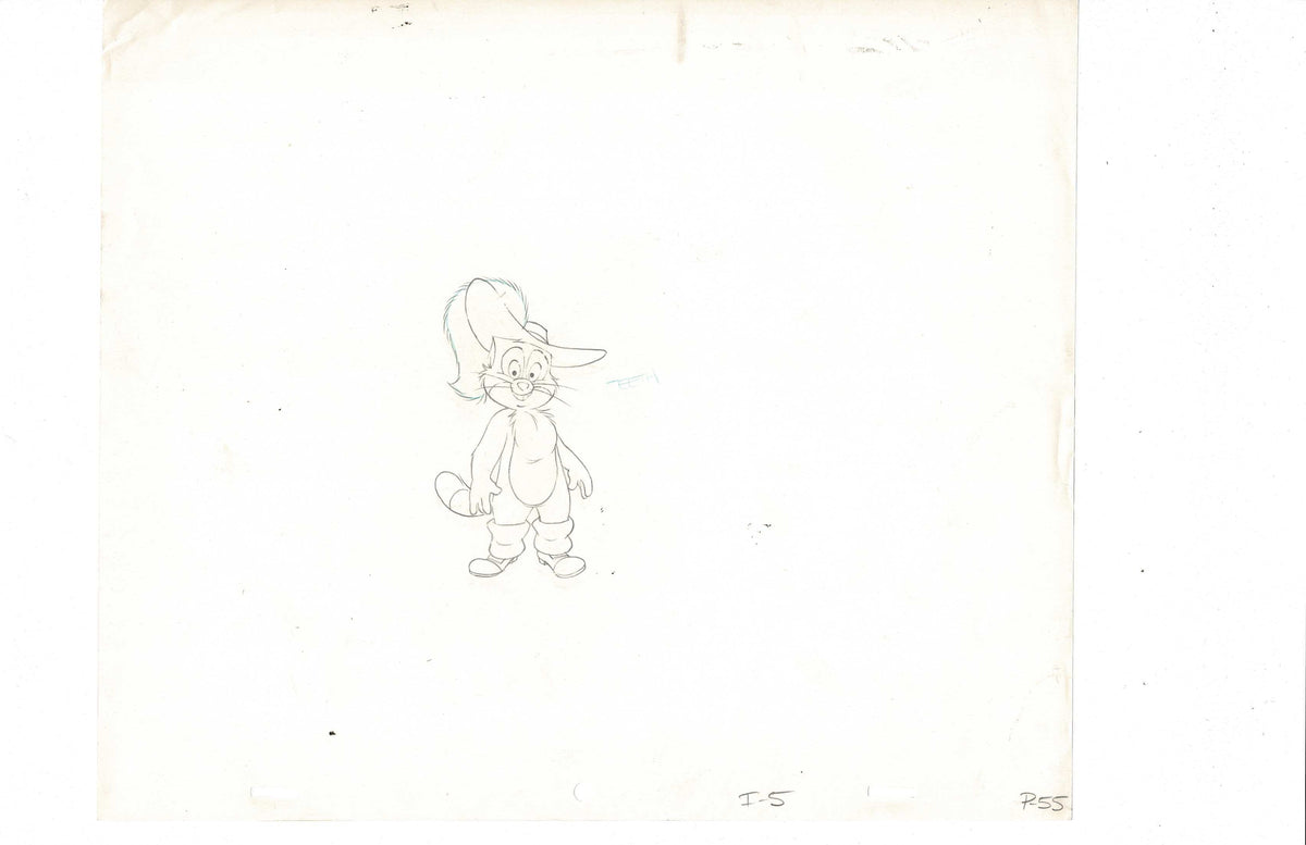 Puss in Boots sketch EX5819– Animation Legends