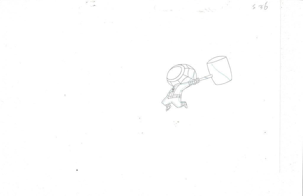 Ultimate Spiderman sketch EX5864 - Animation Legends