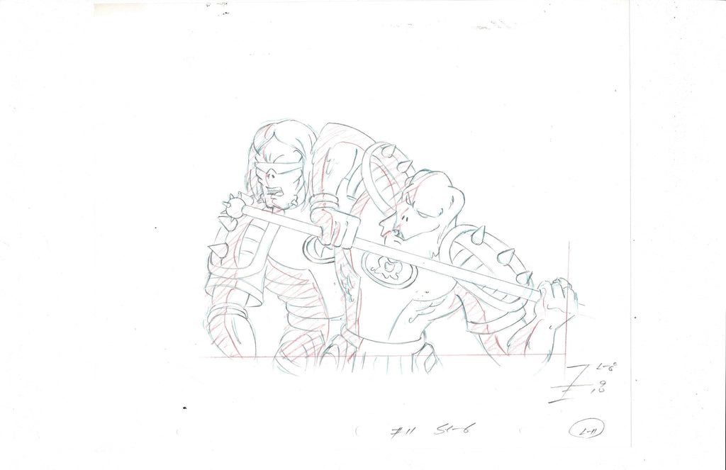 Mutant League sketch EX6127 - Animation Legends