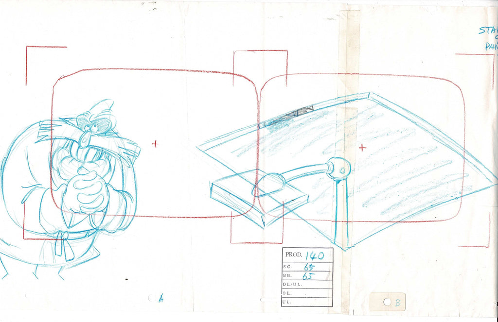 Adventures of Sonic the Hedgehog sketch EX6248 - Animation Legends