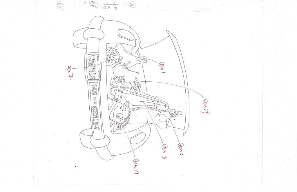 The Brave Little Toaster sketch EX6286 - Animation Legends