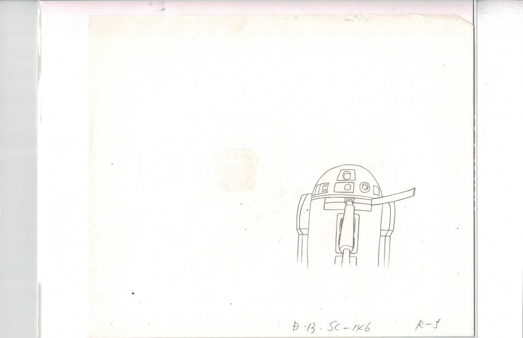 Star Wars Droids sketch EX6395 - Animation Legends