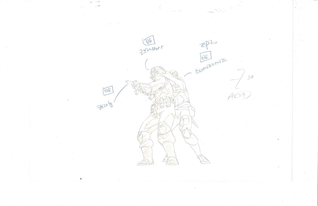 G.I Joe Resolute sketch EX6419 - Animation Legends