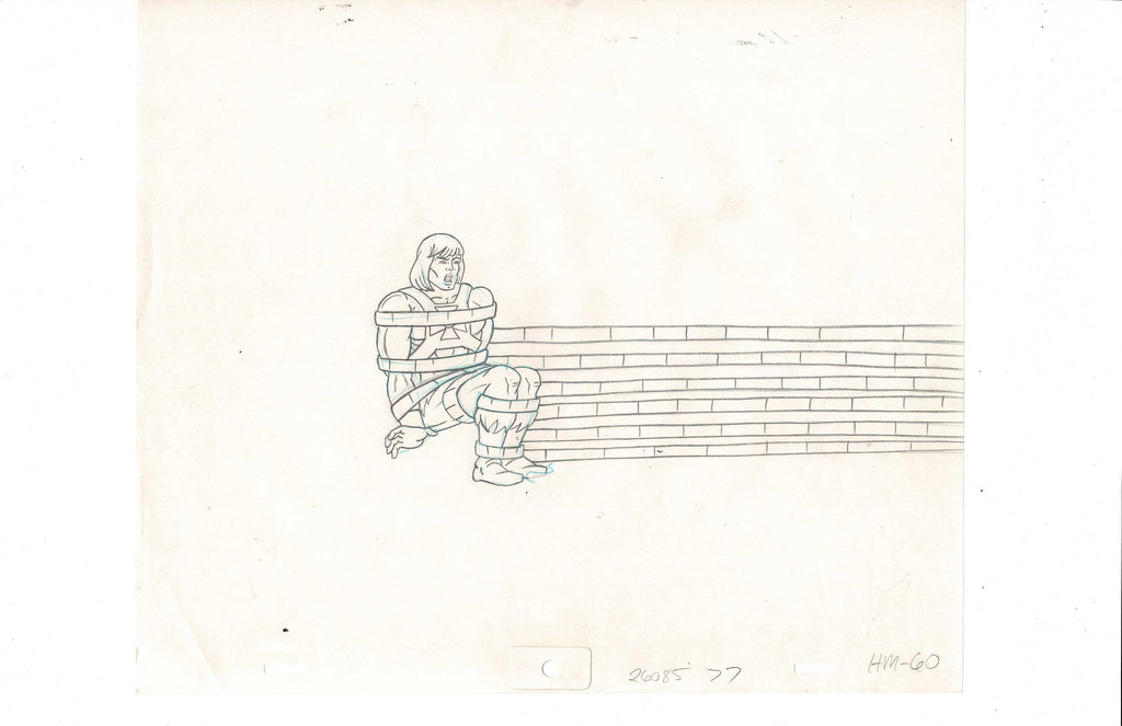 He-Man Masters of the Universe sketch EX6481 - Animation Legends