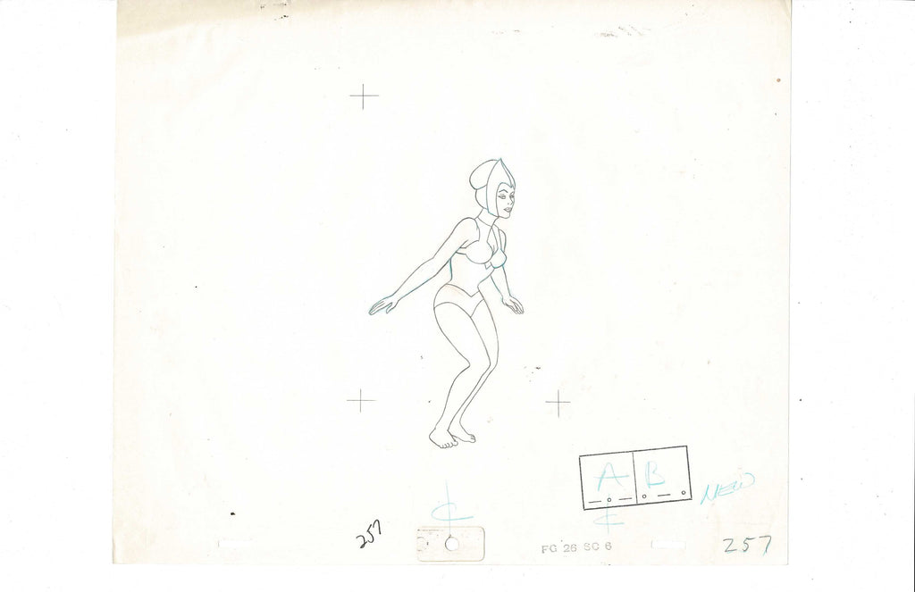 Flash Gordon sketch EX6503 - Animation Legends