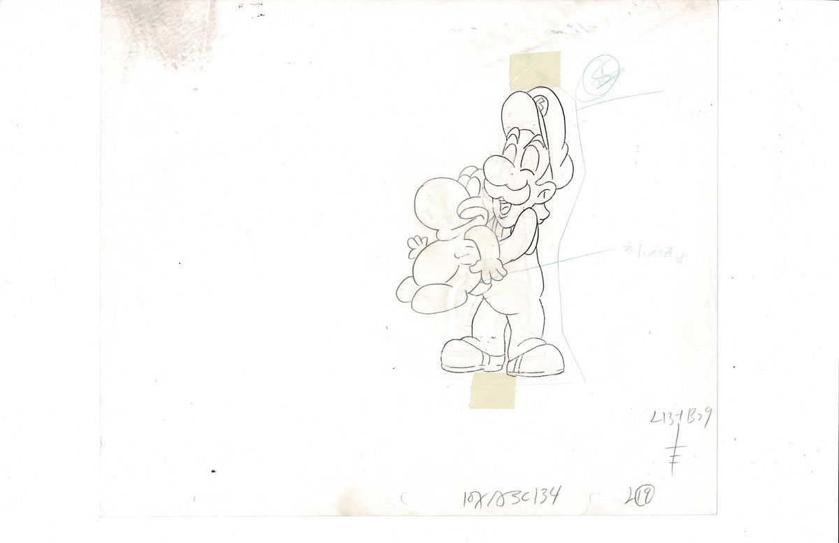 Super Mario Bros World sketch EX6610– Animation Legends