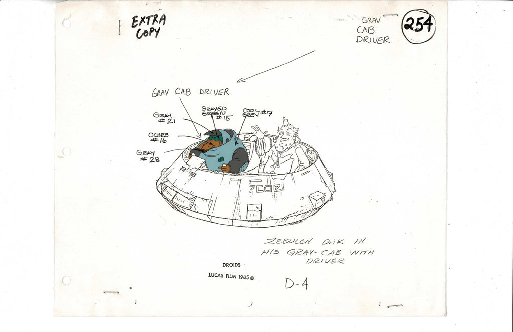 Star Wars Ewoks cel model EX6723 - Animation Legends