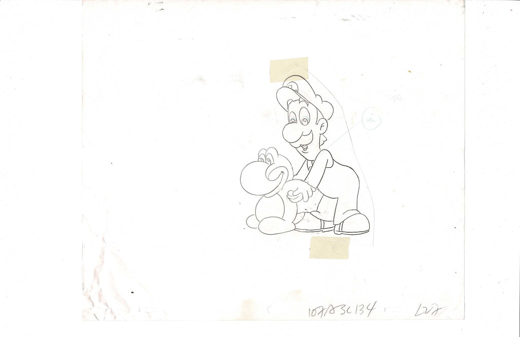 Super Mario Bros World sketch EX6732 - Animation Legends