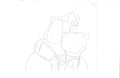 Samurai Pizza Cats sketch EX6756 - Animation Legends