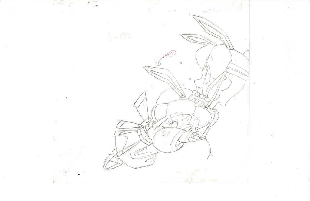 Samurai Pizza Cats sketch EX6757 - Animation Legends