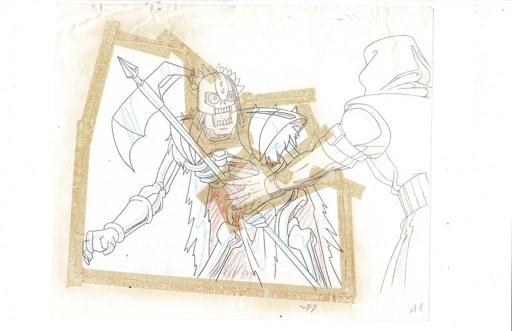 Skeleton Warriors sketch EX6890 - Animation Legends