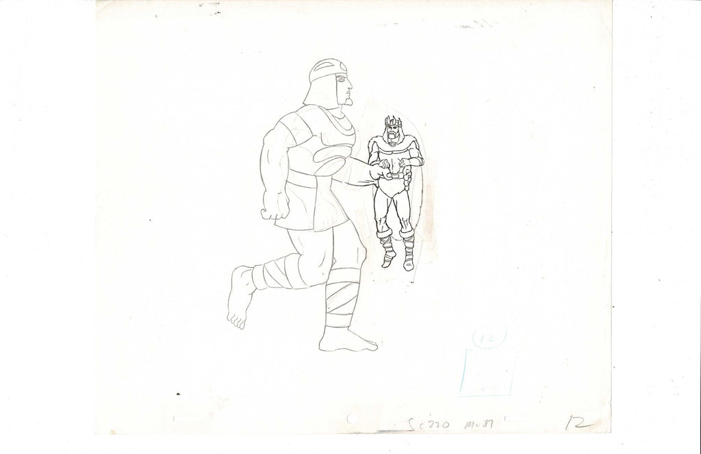 He-Man Masters of the Universe sketch EX6960 - Animation Legends