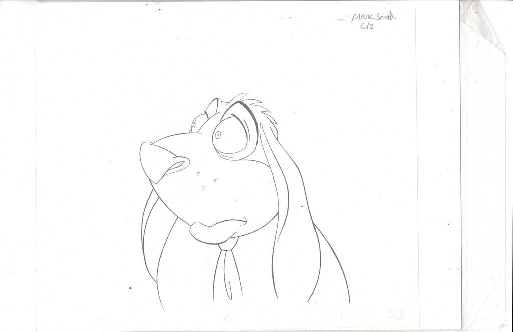 Rover Dangerfield sketch EX7002 - Animation Legends