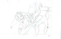 Double Dragon sketch EX7089 - Animation Legends