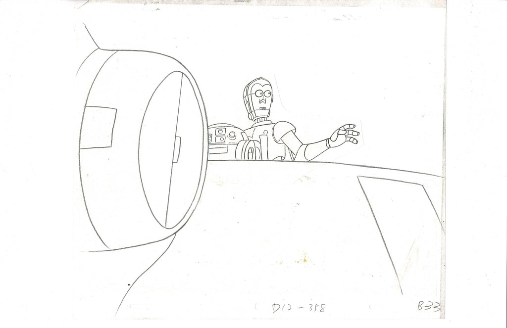 Star Wars: Droids sketch EX7100 - Animation Legends