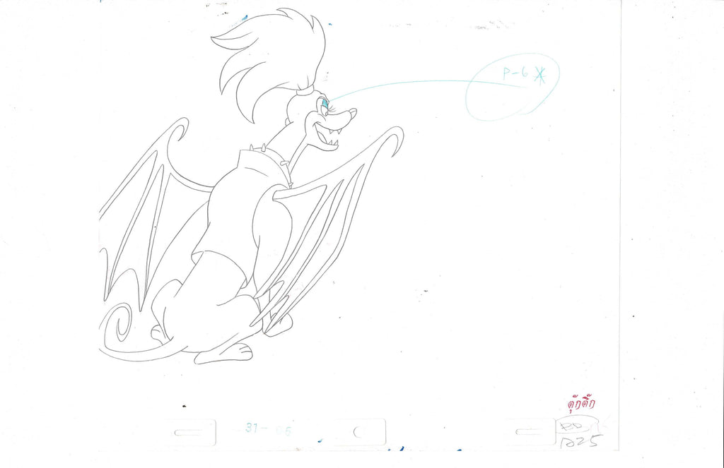 All Dogs Go to Heaven sketch EX7126 - Animation Legends