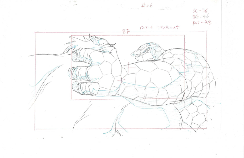 Fantastic Four sketch EX7234 - Animation Legends