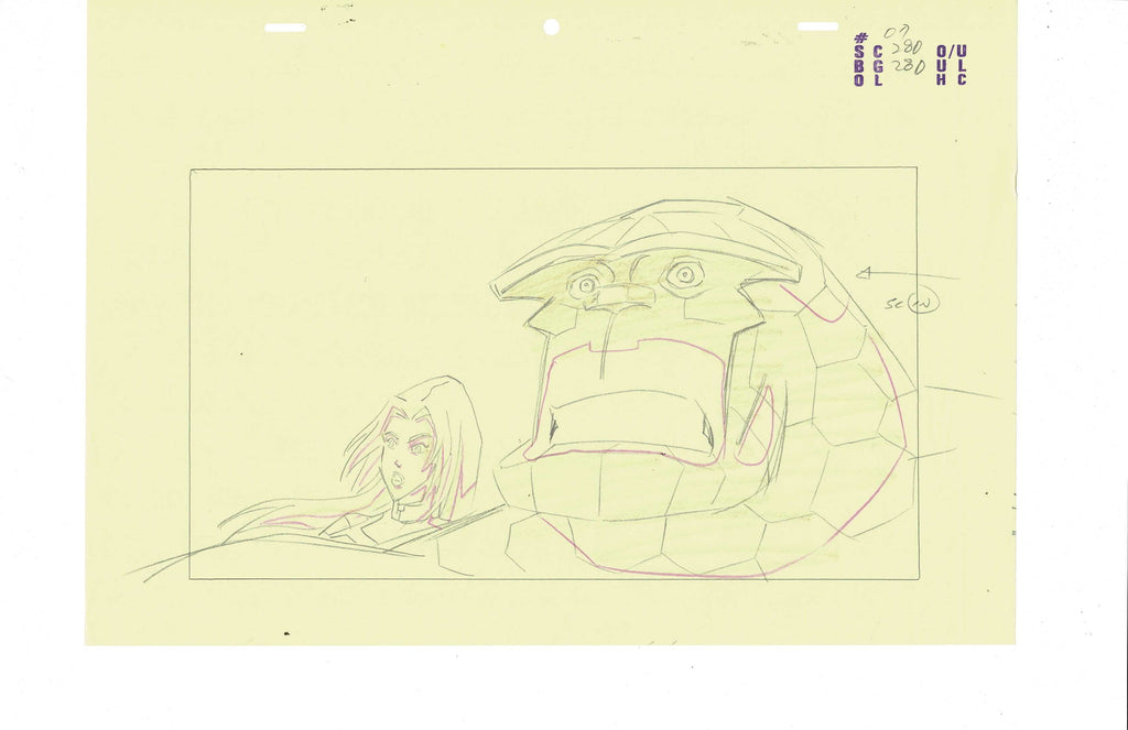 Fantastic Four sketch EX7235 - Animation Legends