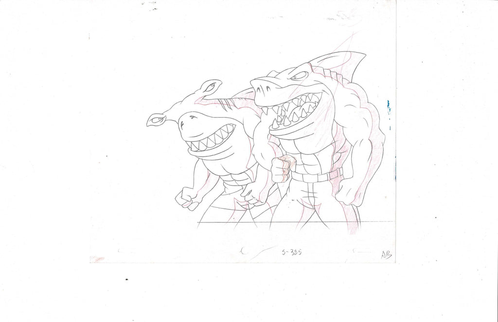 Street Sharks sketch EX7395 - Animation Legends