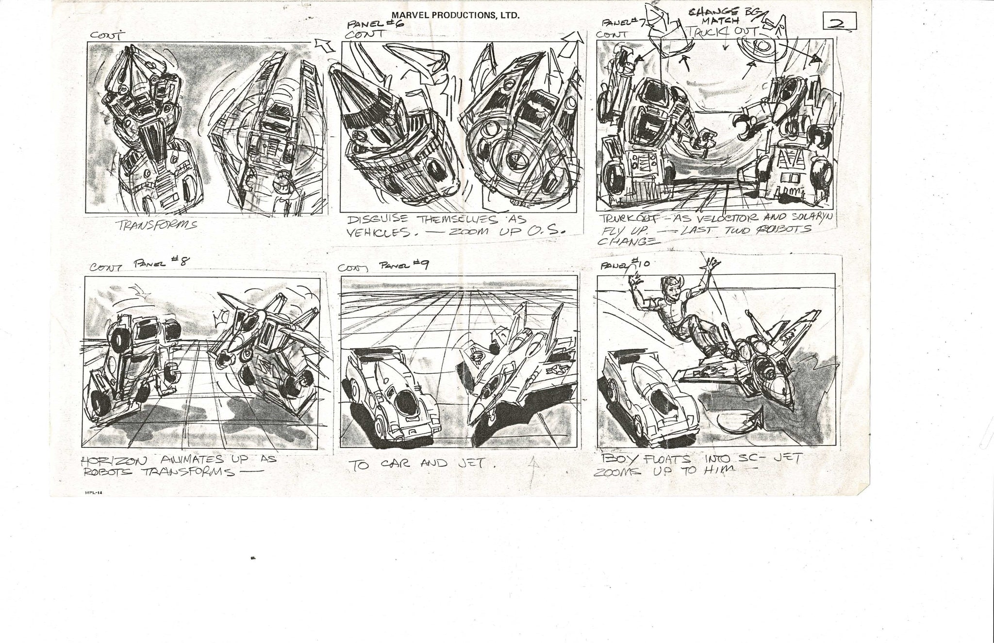The Commandrons storyboard EX7511 - Animation Legends