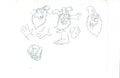 Star Wars: Ewoks sketch EX7598 - Animation Legends