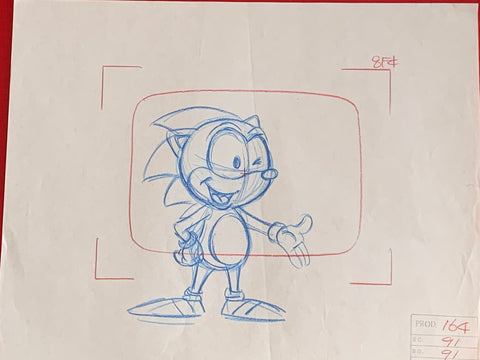 Sonic Sketch Art - Animation Legends
