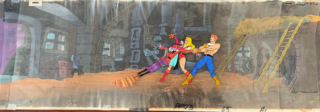 She-Ra Princess of Power Long Cel and Pan Background AU090 - Animation Legends