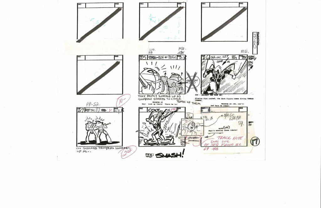 She-Ra Princess of Power Storyboard EX2387 - Animation Legends