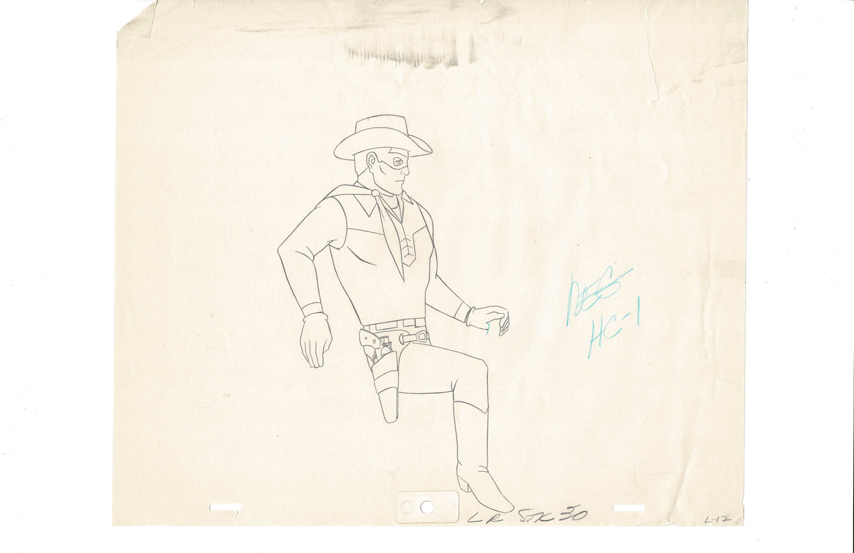 Lone Ranger Production Sketch EX2494– Animation Legends